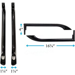 Poignées de porte en métal compatibles Frigidaire pour réfrigérateur, neuves, 5304506471 5304504510 5304504509, pour usage domestique - Product Image 2