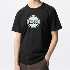 T-shirt à col rond surdimensionné en coton AIRism T-shirt ample à manches courtes et col rond - Product Image 1