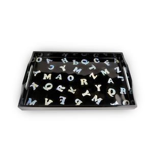 Luxury Vietnam <b>Lacquerware</b> Tray VietnamCrafts Folk Art Eco-Friendly Elegant for Dining Room Living Space with Competitive Price - Product Image 1