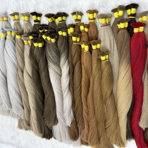 Couleurs slaves standard européennes de qualité supérieure Extensions de cheveux Remy russes Matière première de donneur de cheveux vietnamien - Product Image 2