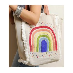 Plage été soirée bohème femmes sac de messager à la main indien Afghani sac à bandoulière toile matériel en gros - Product Image 1