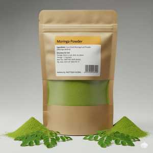 Feuille de Moringa vert de qualité supérieure Texture lisse et moulue fine Excellent arôme Poudre de plantes séchées à l'ombre naturelle d'Inde - Product Image 6