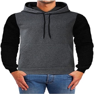 ชุดวอร์มสองชิ้นสไตล์มีฮู้ดสำหรับผู้ชายชุดเทรนนิ่ง/ฟิตเนสไซส์พิเศษออกแบบโลโก้ได้อย่างสะดวกสบาย - Product Image 2