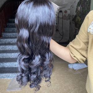 Perruques de cheveux humains crépus bouclés du Vietnam pour les femmes noires, perruque de dentelle pleine crépue bouclée rebondissante vierge crépue bouclée perruque de dentelle pleine - Product Image 6