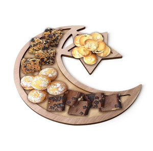 Adornos Creativos para Ventanas con Diseño de Luna y Estrellas de Oriente Medio, para Colgar en la Pared, para el Festival de Ramadán y Eid Al-Fitr, Bandeja de Frutas de Resina, 2025 - Product Image 2