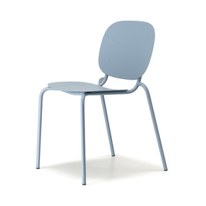 Stackable Outdoor <b>Dining</b> <b>Chair</b> Galvanized Painted Steel Frame 6 Colours for Restaurant Cafe Hotel Terrace Made in Italy - Product Image 2