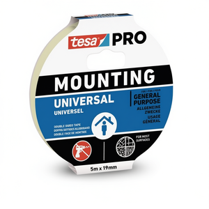 For TESA PRO Universal 66958 <b>White</b> Mounting <b>Tape</b> 5 m Length and 19 mm Width for Office Use - Product Image 3