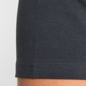 T-shirt de sport pour homme 100% coton, style décontracté, motif uni, 220 grammes, compression, vêtements de sport pour la salle de sport, impression sérigraphique, coupe ajustée - Product Image 3