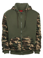 Ensemble de survêtement décontracté 2 pièces pour homme, avec logo personnalisé, motif camouflage, coupe ample, idéal pour l'hiver, avec cordon de serrage