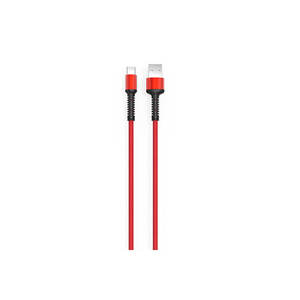 Câble USB Type-C Netzy Red LS64 - SAFA 1m Chargeur rapide 3A Charge rapide Lightning Micro-USB Transfert de données Charge de téléphone Garantie 2 ans - Product Image 3
