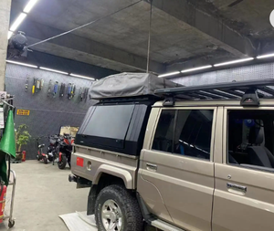 Toldo de techo rígido para camioneta de aluminio de ajuste personalizado 4X4 para Toyota <span class=keywords><strong>Hilux</strong></span> LC79 Cap Topper de camión a prueba de arena Smartcap Ford Ranger - Product Image 3