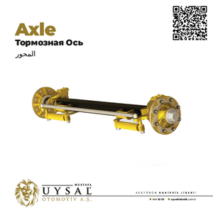 UYS-117430 Nuevo Eje de Dirección Autónoma Sin Frenos, Piezas de Remolque de la Mejor Calidad, Rodamientos 32213*32217, Distancia Entre Ejes de 1850 mm, Mustafa Uysal - Product Image 3