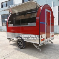 Camion de nourriture SLUNG chariot de bonbons chariot de hot-dog chariot de café pizza remorque de nourriture