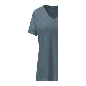 Nouveau T-shirt personnalisé pour femme, col rond, manches courtes, uni, anti-plis, écologique, respirant, gaufré, 280g, en coton biologique - Product Image 6