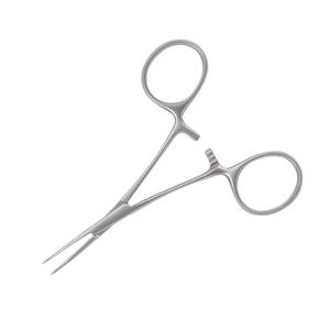 Pinzas Crile de 5.5'' (14cm) con mandíbulas rectas dentadas, mango de titanio con trinquete, instrumentos quirúrgicos Medicab MOL Safety Manual - Product Image 6