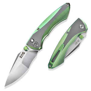 Navaja Plegable Táctica de Supervivencia para Camping, con Hoja de Acero de Damasco y Rodamiento de Bolas, Navaja de Bolsillo - Product Image 3