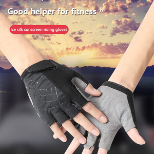 High Quality Custom Half-<b>Finger</b> Cycling Gloves Breathable Anti-Skid for Motorcycle and <b>Bike</b> Riding - Product Image 5