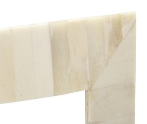 Handmade Modern Bone Inlay <b>Photo</b> <b>Frame</b> <b>Black</b> White Customizable 5x7 8x10 Sizes Friendly Table Decor Hand Carved Natural Crafts - Product Image 1