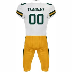 Conjunto de Uniforme de Fútbol Americano Sublimado Personalizado de Alta Calidad, Transpirable, Camiseta de Manga Corta y Pantalones de Poliéster - Product Image 2