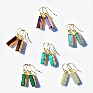 Labradorite Bar Gemstone <b>Drop</b> <b>Earrings</b> Birthstone <b>Silver</b> Dangle <b>Earrings</b> 925 <b>Silver</b> Gemstone Women <b>Earrings</b> Wholesale - Product Image 3