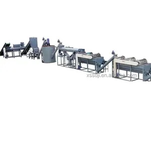 Pet Washing Machine Recycling Line Pet Bottle Crushing and Washing Line Pet Recycling Line Hot Wash Engine Manufacturing Plant /