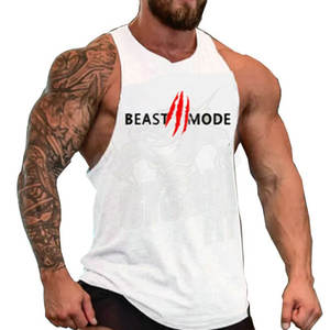 เสื้อกล้ามแขนกุดสำหรับผู้ชายเสื้อกีฬาระบายอากาศได้ดีสำหรับออกกำลังกายในยิมชุดออกกำลังกายแบบลำลองสำหรับฤดูร้อน - Product Image 1