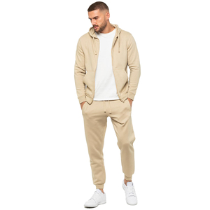 Logo personnalisé de la peau hommes survêtement Jogging ensemble 2 pièces pour hommes haute qualité survêtement à capuche et survêtement ensemble hommes Gym survêtement - Product Image 1