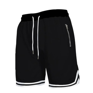 Verano nuevos hombres correr y entrenamiento de baloncesto Casual suelto secado rápido cinco puntos deportes Fitness pantalones cortos - Product Image 4