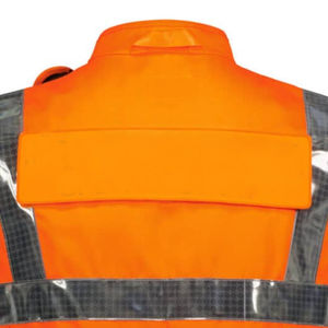 เสื้อกั๊กยุทธวิธี Hi-Vis ปรับแต่งได้เสื้อกั๊กมองเห็นสูงมีคุณสมบัติระบายอากาศและกันน้ำพร้อมโลโก้ผู้ผลิตที่กำหนดเอง - Product Image 5