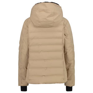 Chaqueta de esquí para mujer de diseño personalizado OEM con impresión de logotipo de carcasa exterior impermeable transpirable y opciones de etiqueta privada - Product Image 6