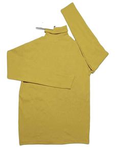 Camiseta de manga larga para hombre, camisa de cuello alto sin estampado, color liso, temporada Invierno, 1/1 - Product Image 4