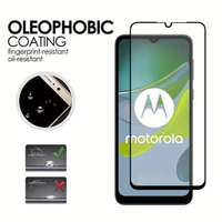 Protecteur d'écran en verre trempé HD Motorola, couverture complète, anti-rayures, anti-traces de doigts, protecteur d'écran Android