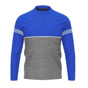 เสื้อซิปครึ่ง GAA แบบปรับแต่งได้เสื้อฟุตบอลผ้าเมแลงก์1/4ซิปด้านบน100% โพลีเอสเตอร์ - Product Image 1