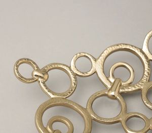 Aluminum Dinnerware Gold Serving <b>Tray</b> for Weddings and Ramadan Stylish Design for Catering and Special Occasions - Product Image 4