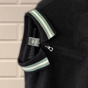 Verano personalizado Formal para camiseta algodón peinado cuello redondo manga corta Regular Fit hombres - Product Image 3