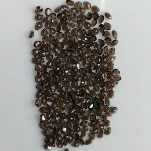 Cuarzo Ahumado Natural, Corte Pera de 5x4 mm, Piedra Preciosa Suelta de la Mejor Calidad para la Fabricación de Joyas - Product Image 3