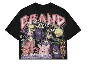 DTF DTG Ensemble streetwear d'été personnalisé pour hommes Ensemble deux pièces T-shirt imprimé strass Short solide OEM en coton pour hommes - Product Image 3