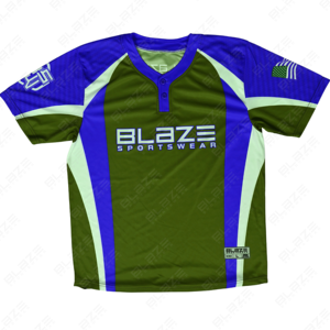 Offre Spéciale personnalisé blanc 100% Polyester Raglan Baseball chemise/bouton personnalisé Baseball Jersey hommes T-Shirts - Product Image 1