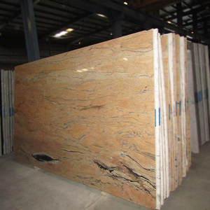 Piedra de encimera pulida de losa de granito Persa dorada natural brasileña de Brasil - Product Image 3