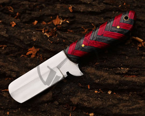 Couteau de boucher artisanal en acier à haute teneur en carbone avec étui, lame fixe, couteau de cowboy EDC pour le dépecage, camping, chasse, bricolage, OEM - Product Image 5