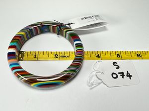 กำไลเรซินแฟชั่นพร้อมประกายหลากสีเครื่องประดับทำมือทันสมัย - Product Image 2