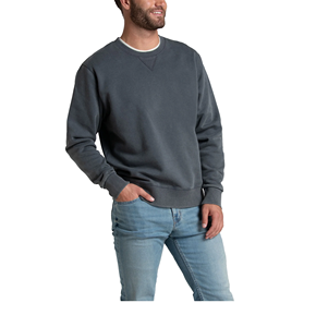 <b>Maroon</b> Color Men's Fashionable Crew Neck Sweatshirts Custom Design Logo Slim Fit Solid Color Casual Sweatshirts For Mens hoodies - Product Image 5