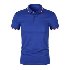 T-shirt en coton avec logo personnalisé T-shirt décontracté à manches courtes pour homme OEM ODM T-shirt uni Fabricant de gros Polos grande taille pour homme - Product Image 3