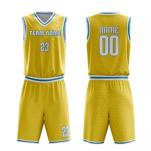 Uniformes de baloncesto de diseño personalizado OEM Material de verano transpirable Tallas grandes Embalaje personalizado para la venta al por mayor - Product Image 3