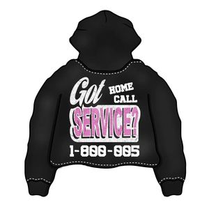 Sudadera con capucha unisex con lavado ácido de 460gsm Boxy Fit estampado digital desgastado chándales cortos bordados personalizados talla XL género transpirable - Product Image 4