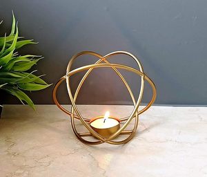 Porte-bougie en laiton à bas prix, support durable pour bougies et décoration intérieure, décoration de Noël artisanale - Product Image 1