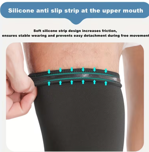 Rodillera Hexagonal de Compresión, Soporte para Pierna, Transpirable, Antideslizante, Protector, Mezcla de Spandex, Unisex, para Correr - Product Image 6