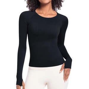 Haut d'entraînement à manches longues Tech Gym Fitness Yoga Vêtements Chemises de course Pilates Vêtements SeamlessWear Chemise de sport - Product Image 6