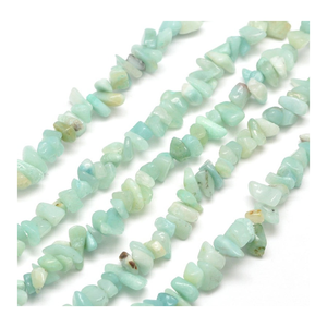 Perles naturelles pour la fabrication de bijoux Vente en gros Amazonite Puces métaphysiques Chaîne en vrac - Product Image 3