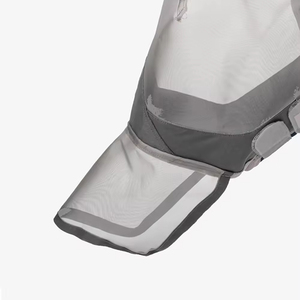 หน้ากากกันแมลงสำหรับม้า มีหลายสีและดีไซน์ อุปกรณ์ขี่ม้าแบบกำหนดเองสำหรับการแข่งขัน ระบายอากาศได้ดีและปกป้องหน้าม้า - Product Image 3